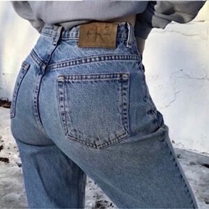 CK Calvin Klein | High Waisted Vintage Denim Button Fly Jeans